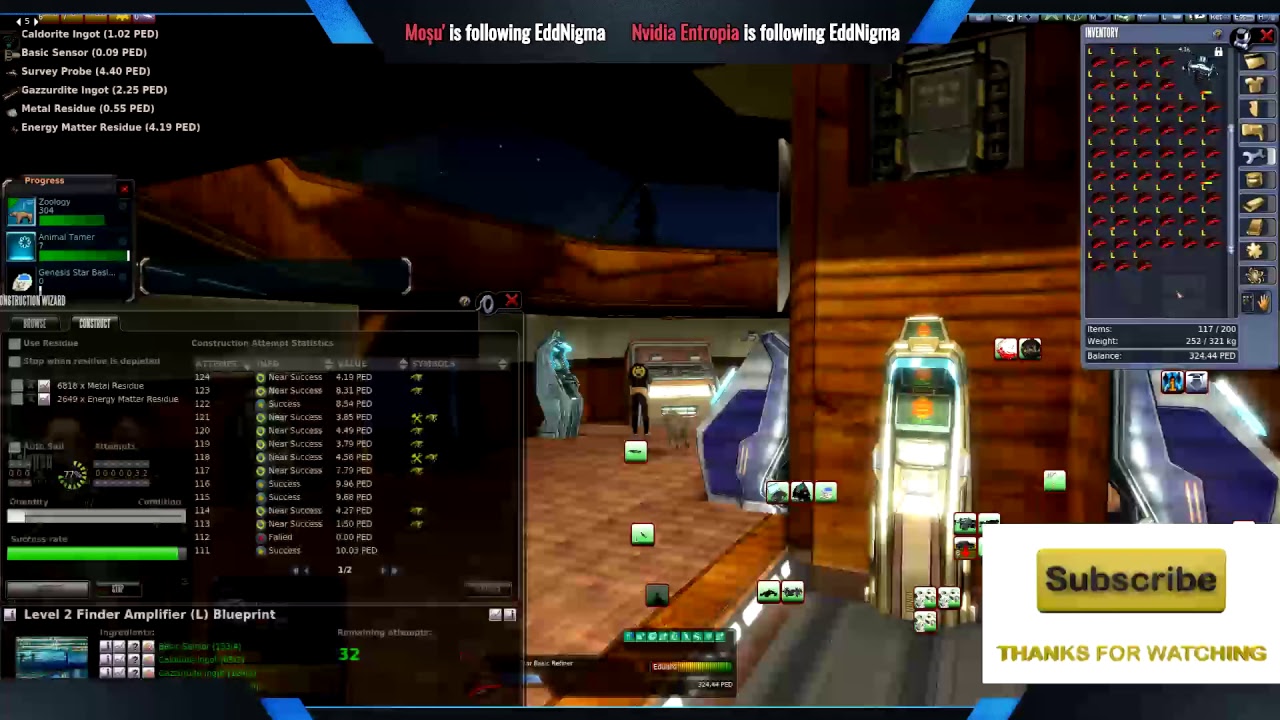 Entropia Level 2 Amplifier (L) Crafting