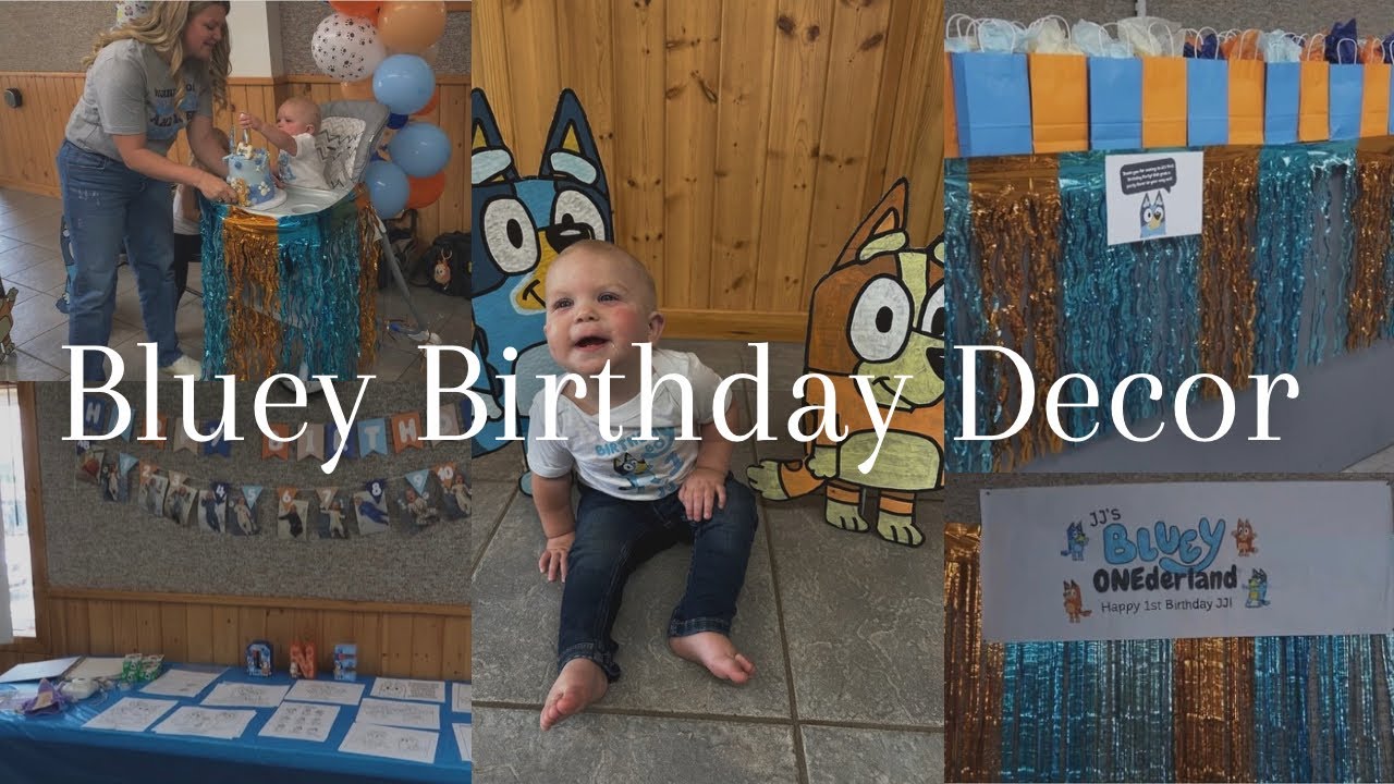DIY Bluey Party Decor