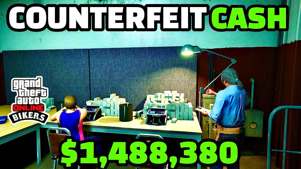 COUNTERFEIT CASH SALE IN PUBLIC LOBBY $1,488,380 | GTA ONLINE