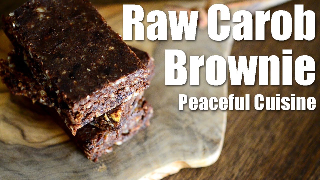 Raw Carob Brownie (Raw vegan) ☆ ローキャロブブラウニーの作り方