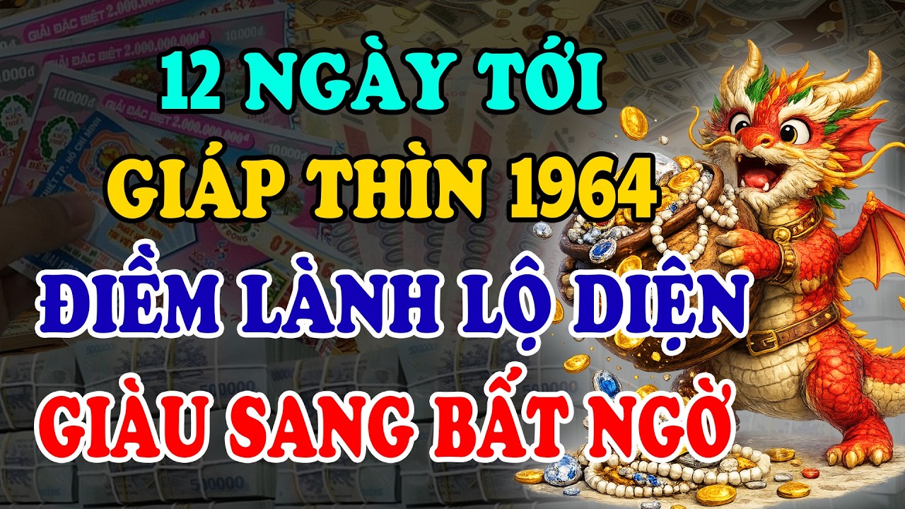 Đúng 12 Ngày Nữa Vận Đen Tan Biến, GIÁP THÌN 1964 Đón Cơn Mưa Tài Lộc  Cơ Hội Đổi Đời Duy Nhất!