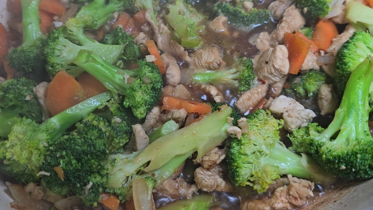Chicken and broccoli 