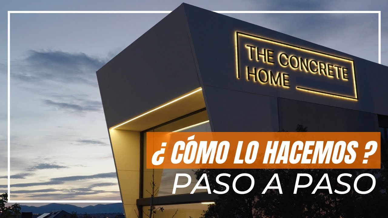 🟧​ Construcción de CASA PREFABRICADA de 500m2 | SEDE THE CONCRETE HOME 2022
