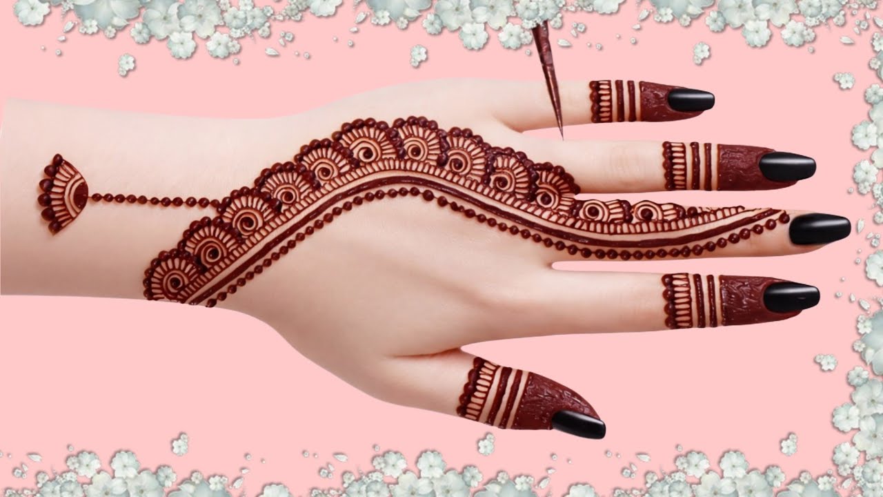 Very Beautiful Simple Mehndi Design / Full Hand Mehndi Design / Mehandi ki Design / 
