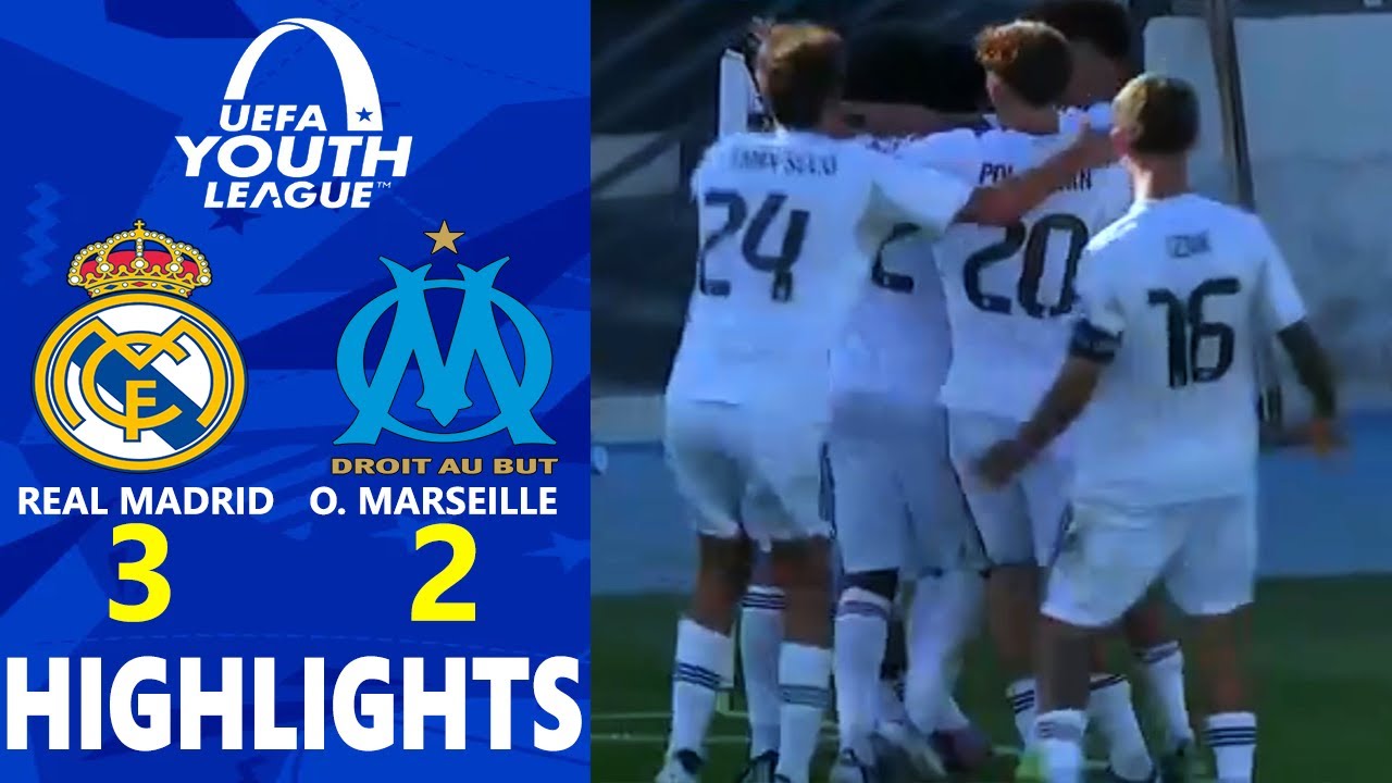 Real Madrid vs Marseille Highlights 🔥 U19 UEFA Youth League 2025/2026 League Phase