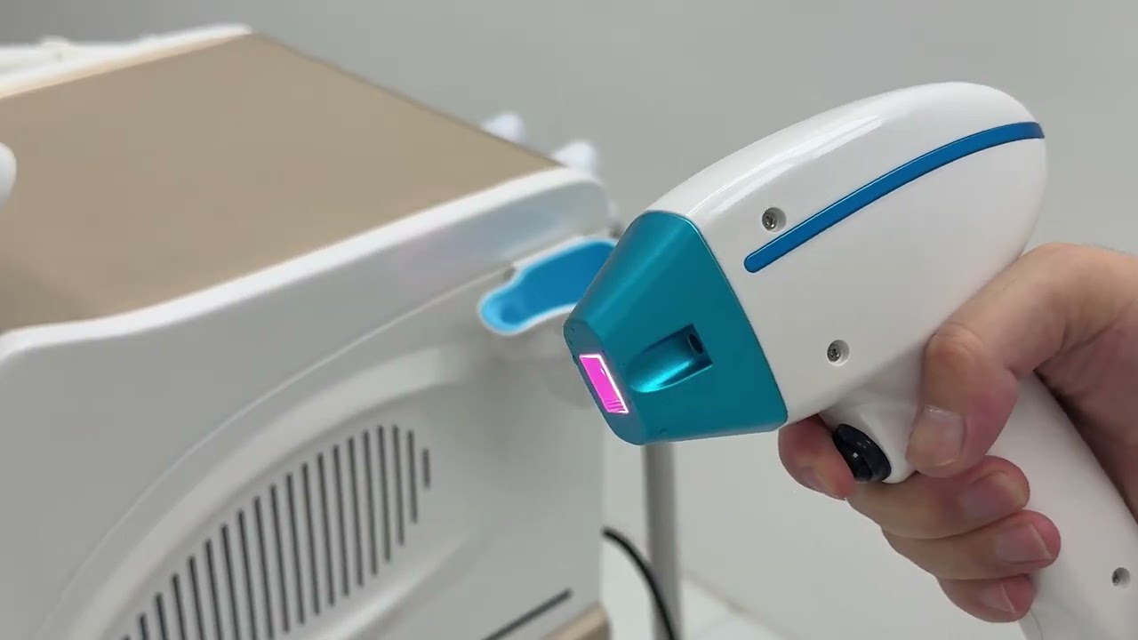 Painless ,safe and efficient 808nm diode laser hair removal machine