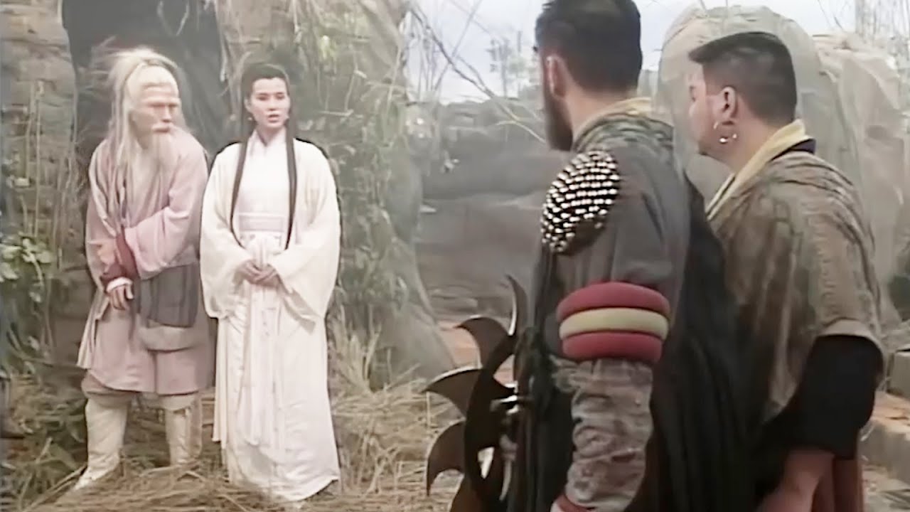 小龍女學了周伯通的左右互搏術，打金輪法王團團轉，太猛了！ ✨中國功夫 | 武侠 | KungFu | 神鵰俠侶