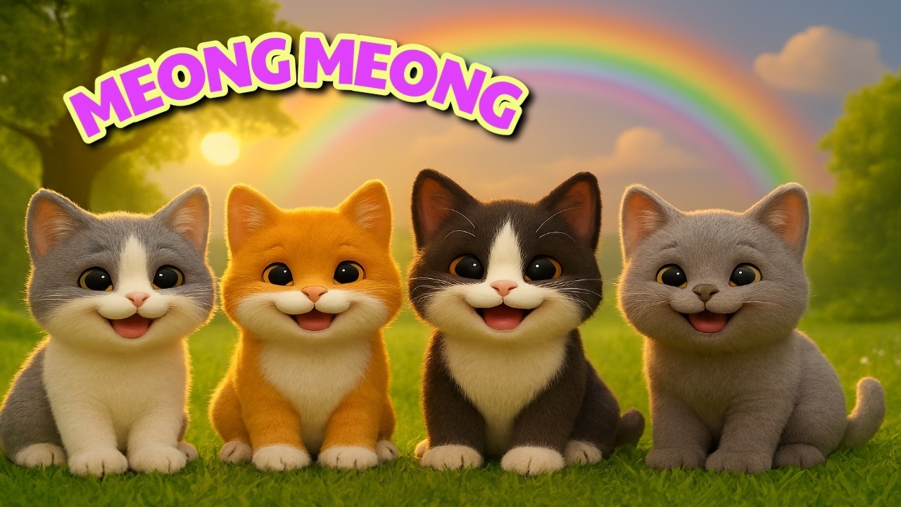 Lagu Anak Anak - ANAK KUCING MEONG MEONG - Lagu Anak & Balita Paling Viral Terbaru 2025