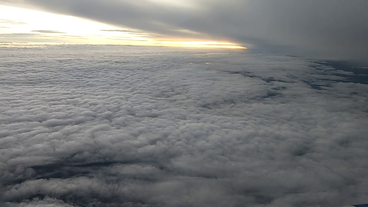 Beautiful Sunrise view from Flight