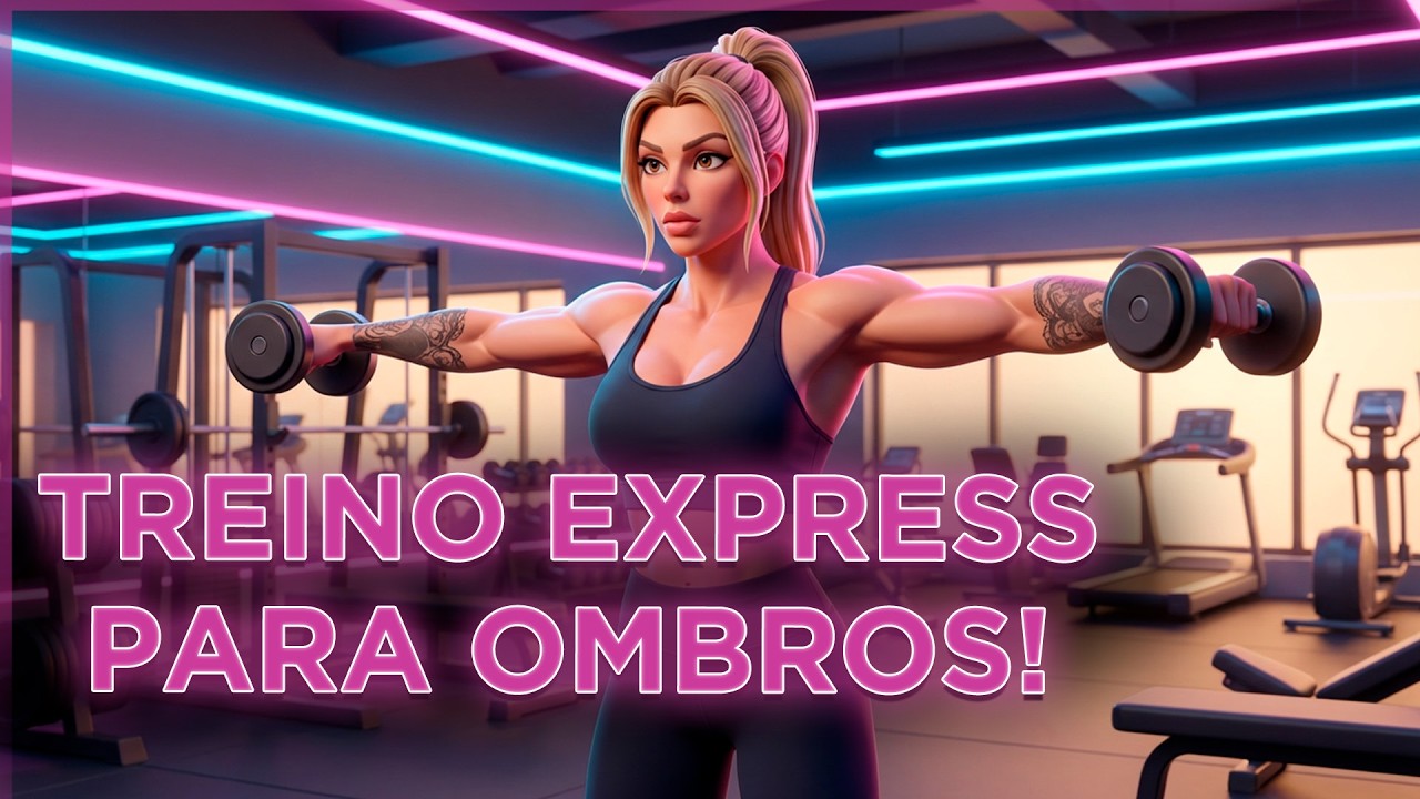 TREINO EXPRESS PARA TER OMBROS DEFINIDOS