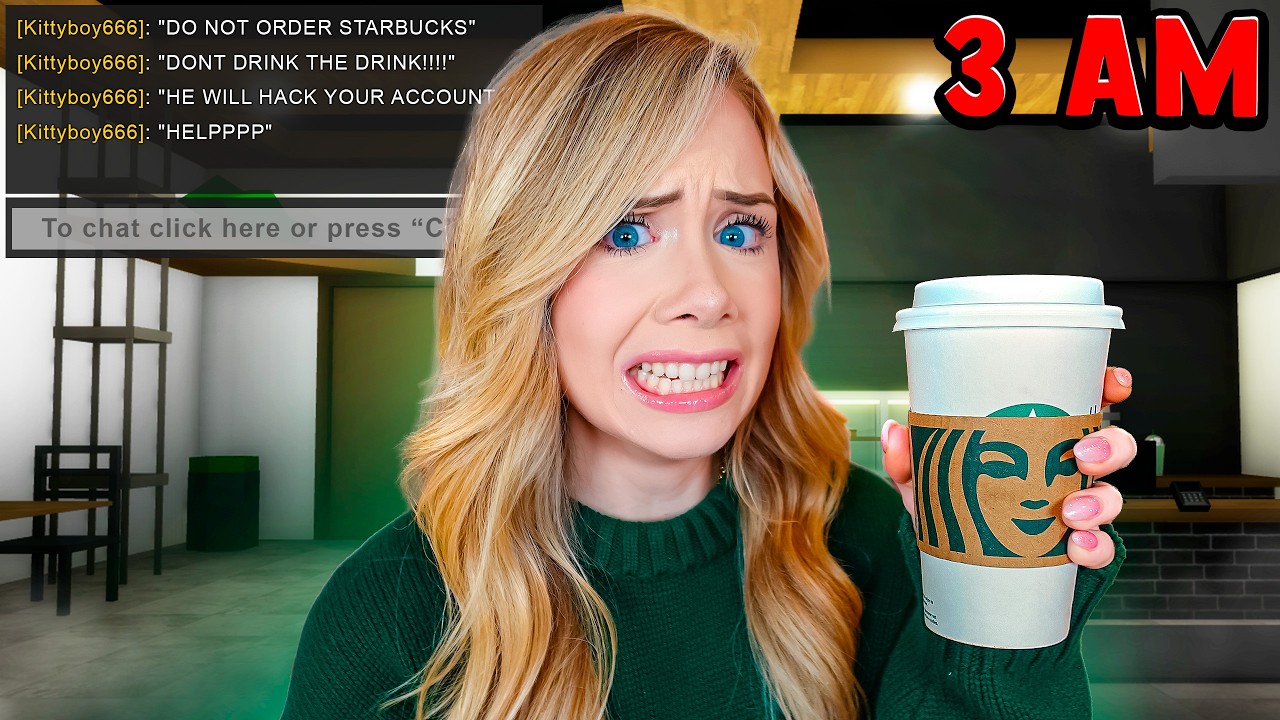 DO NOT ORDER STARBUCKS IN ROBLOX AT 3 AM…