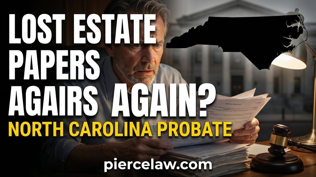 How do I open a deceased parent’s estate if paperwork is lost? | NC