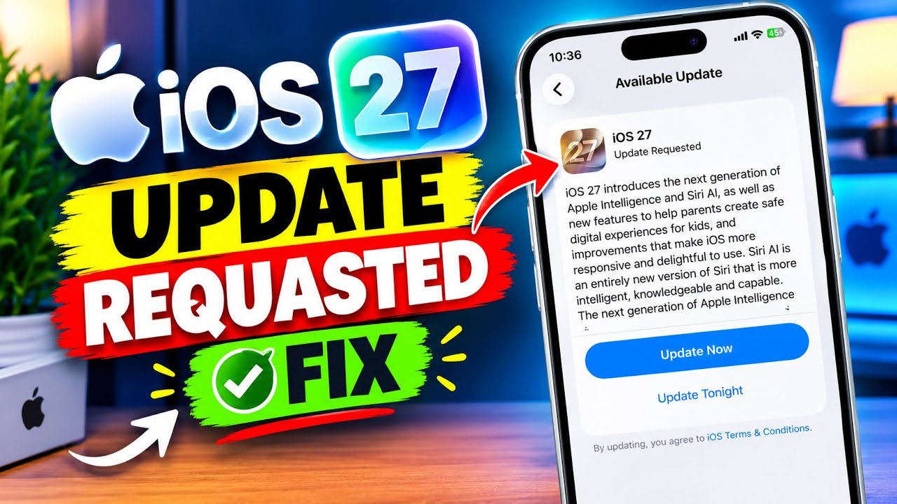 How To Fix iOS 27 Update REQUESTED Problems On iPhones