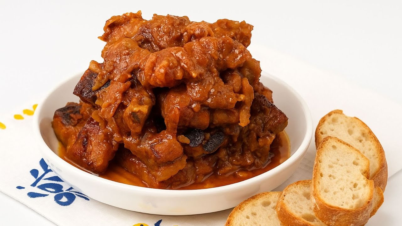 VERESCHAKA - an ancient Ukrainian DISH made from pork ribs and KVAS - delicious and NUTRITIOUS