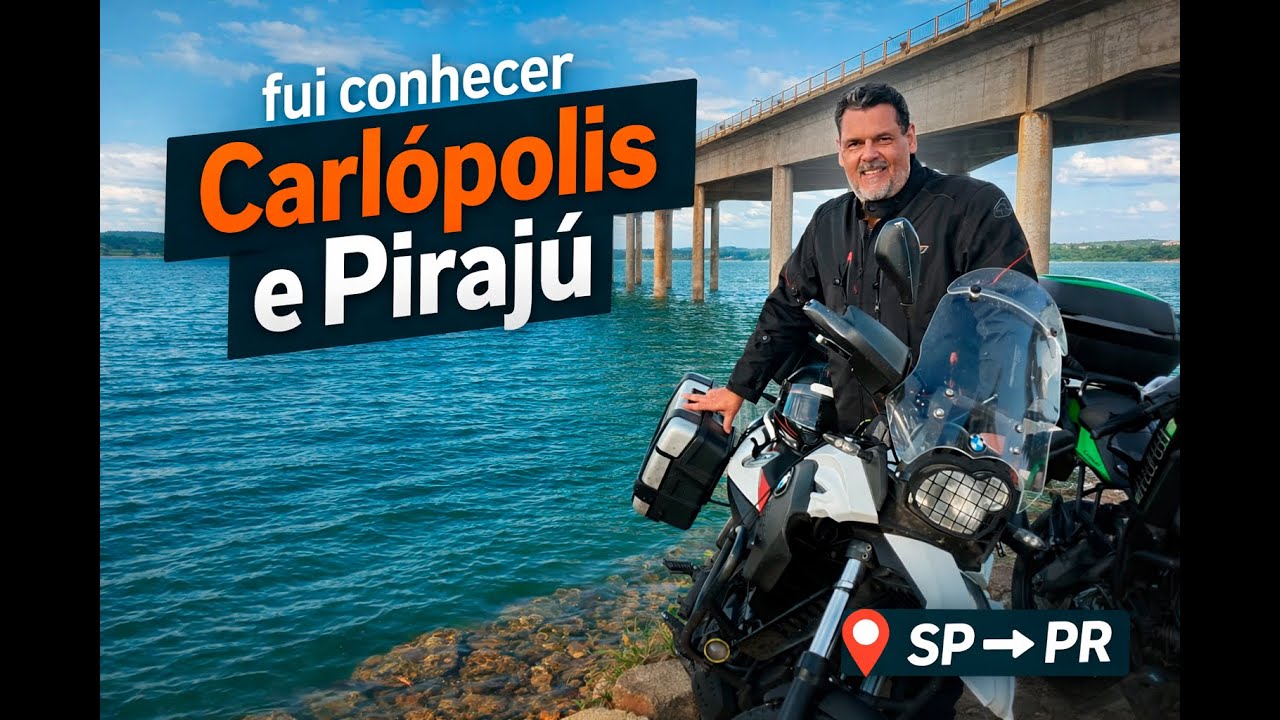 Conhe&ccedil;a dois monumentos da Rota Biker, Piraj&uacute;/SP e Carl&oacute;polis/PR.