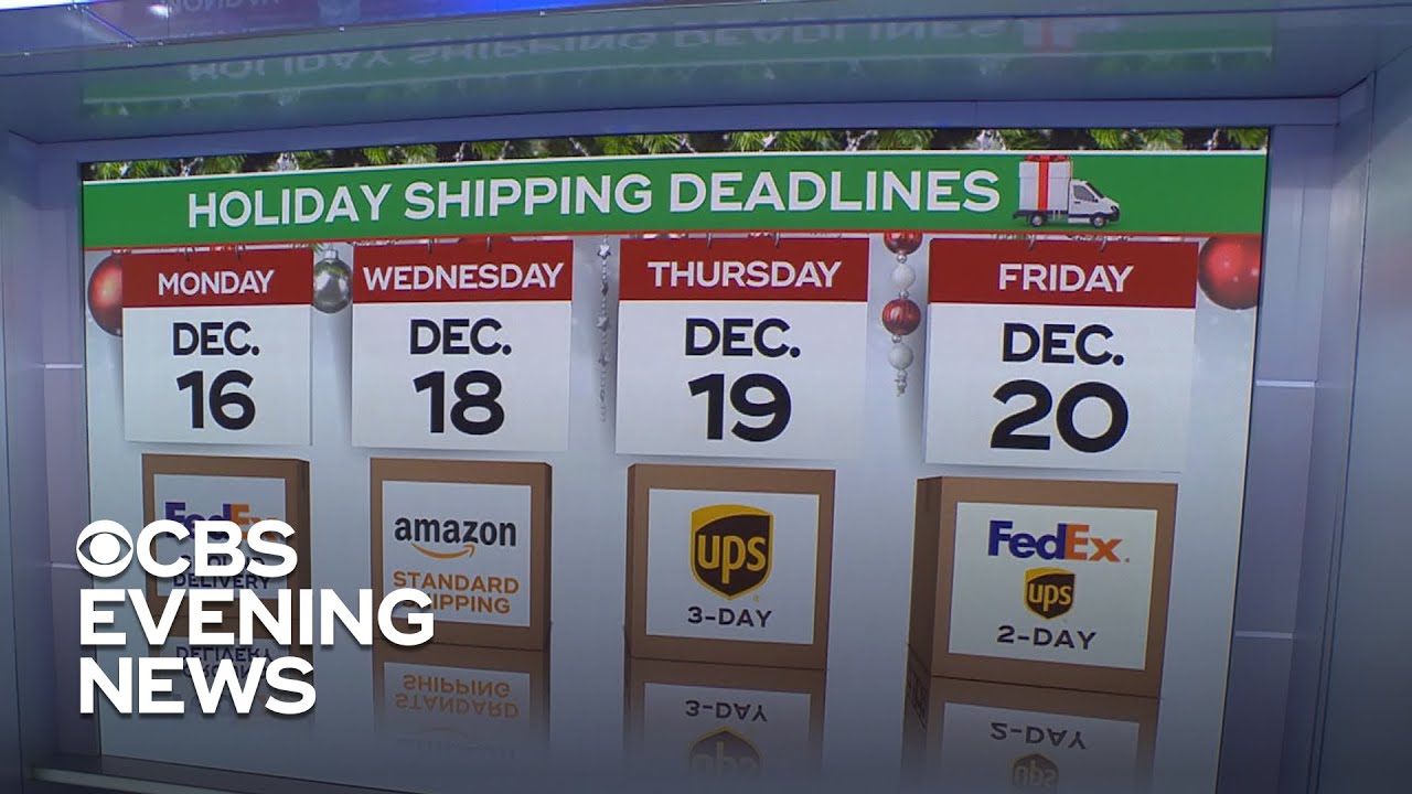 When to order last-minute holiday gifts
