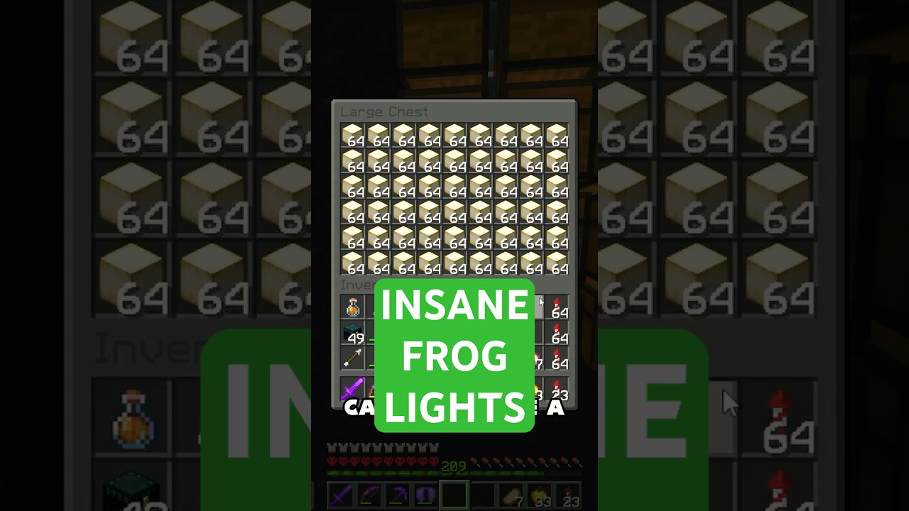 How I Got Every Frog Light Color in Minecraft!