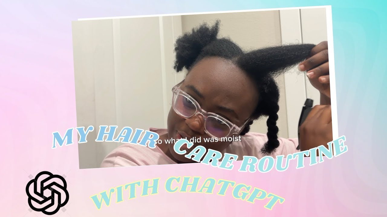 My hair care routine with Chat GPT🤭💆🏾‍♀️🧼