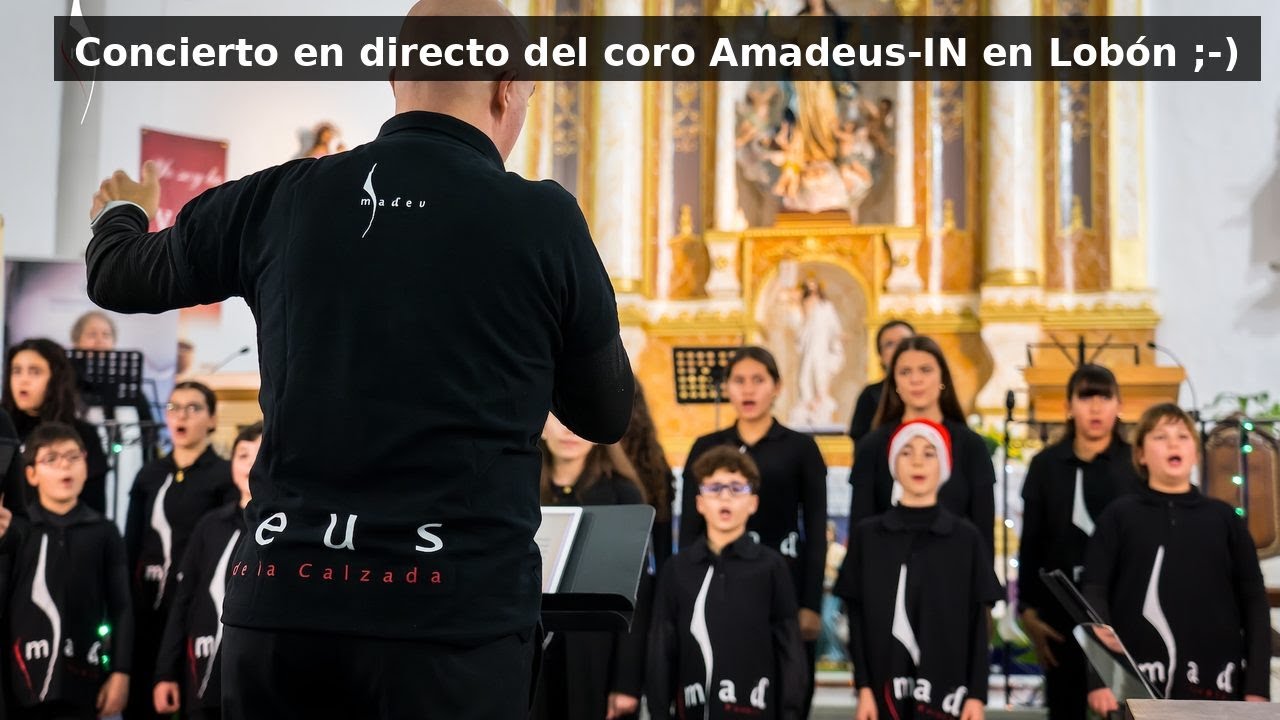 Concierto de Navidad en Lobón · Proyecto Amadeus-IN del Conservatorio Juan Vázquez