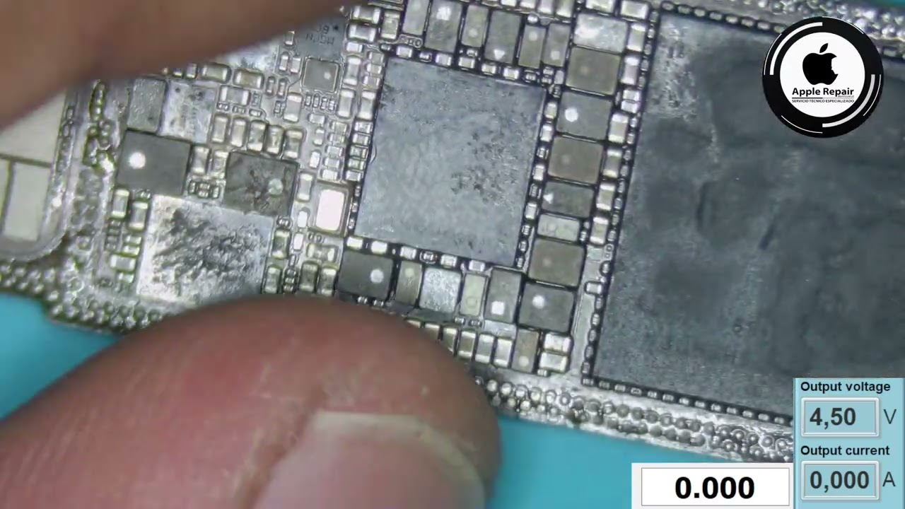 iphone 11 no enciende consumo 100 mA despues de power