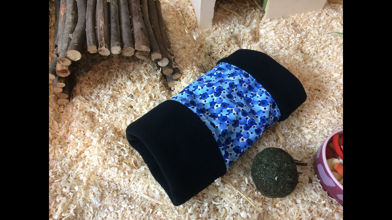 Kuschelröhre nähen für Meerschweinchen
