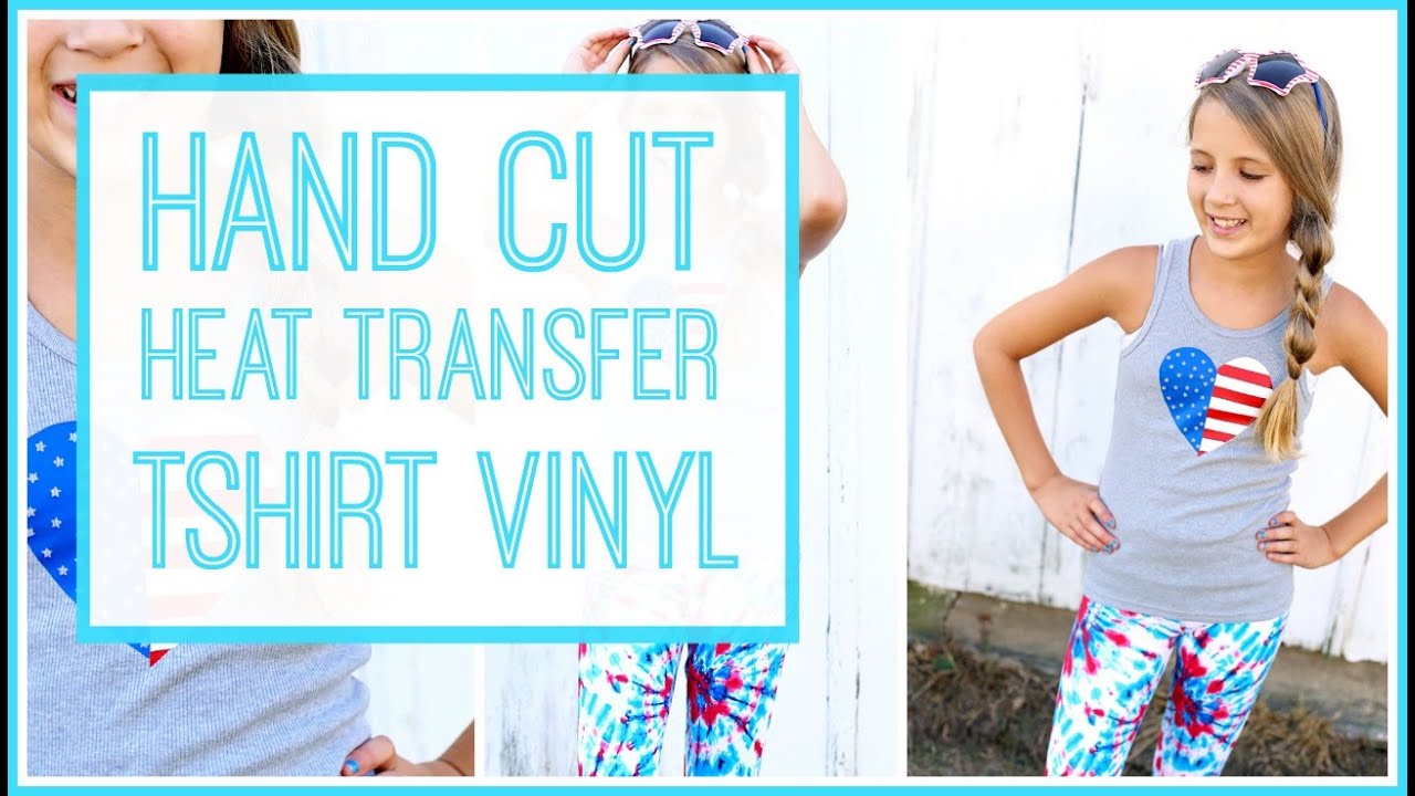 How to Hand Cut Heat Transfer TShirt Vinyl
