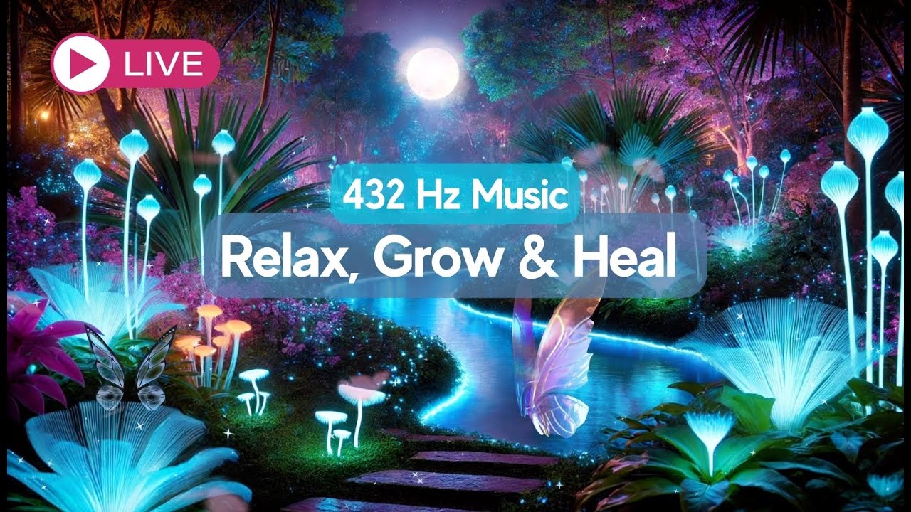 🔴 LIVE 🌳 432 Hz Magical Forest Music for Plants and People &ndash; Vibrations for Healing & Growth