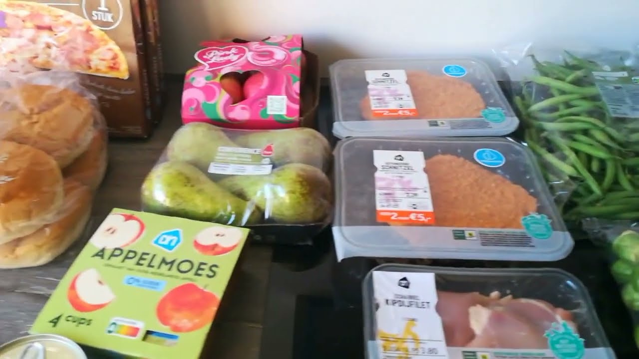 boodschappen Shoplog en menu week 3.