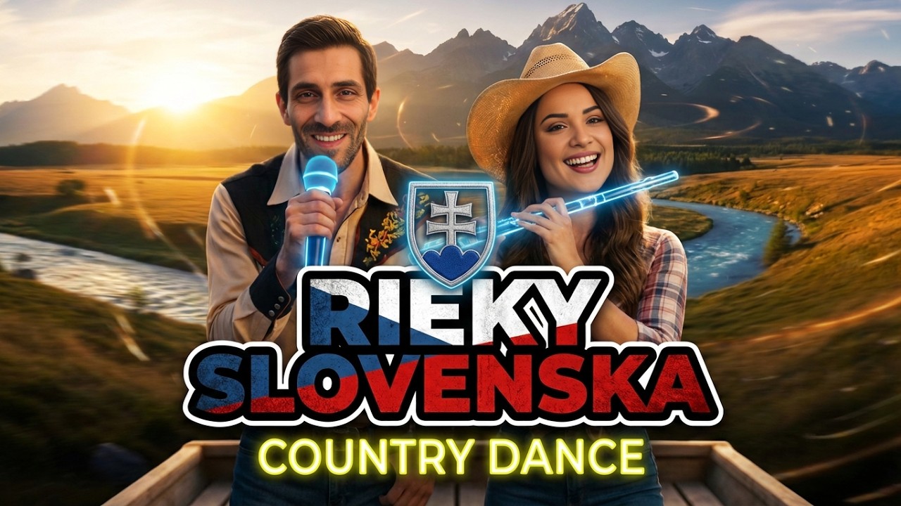 RIEKY SLOVENSKA - Country-dance o slovenských riekach! 🤠🎻🪕🪈 Dunaj, Váh, Hron ...! Digital Pilsen