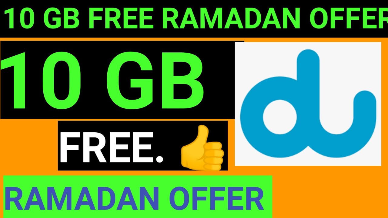 du 10 gb ramadan offers