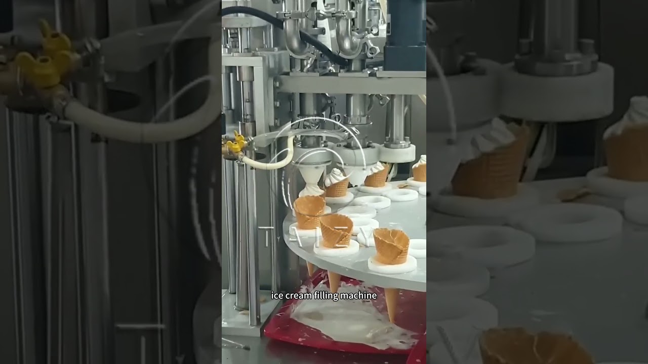 Sugar Cone Filling Machine | Ice Cream Cup Filling Machine