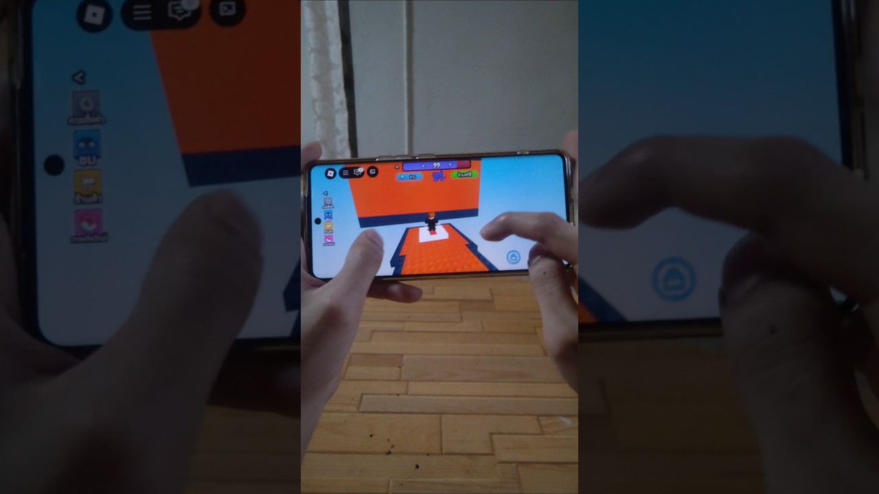 best wall hop in mobile #roblox #obby #wallhop