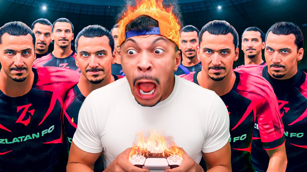 esse jogo me fez ODIAR o MEU &Iacute;DOLO 🤬😭  (11 zlatans em campo no EAFC)