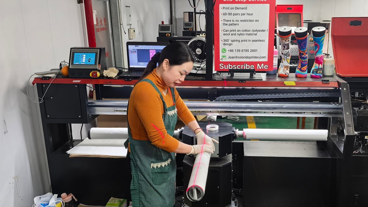 How To Use Socks Printer Make DIY Socks?