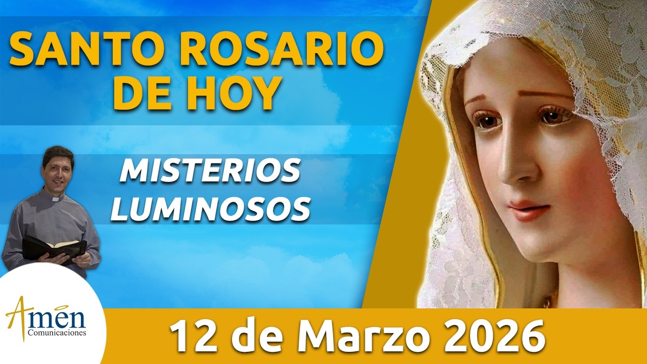 Santo Rosario de Hoy Jueves 12 Marzo de 2026 l Padre Carlos Yepes l Católica  | Rosario Hoy