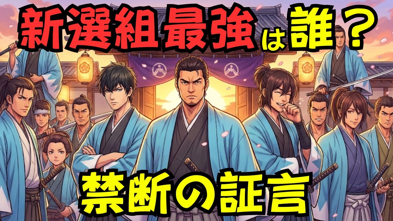 【最強は誰だ？】新選組・剣術ランキング。永倉新八が「沖田より強い」と語った理由