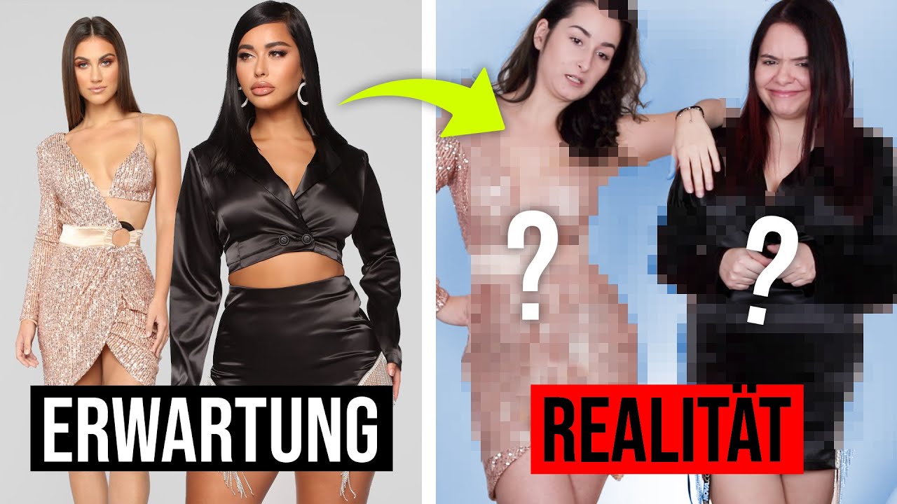 WERBUNG vs REALITÄT - wir testen FASHION NOVA! 🥴