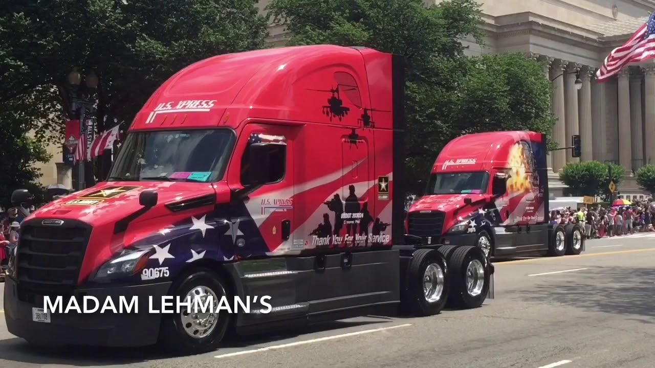 The Parade in Washington D.C. on the 4th of July 2018