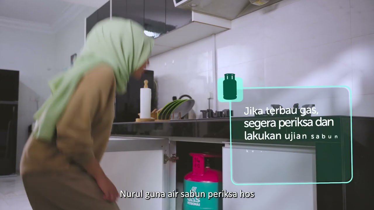 Tip Keselamatan Bersama Gas PETRONAS: Semasa berada di rumah