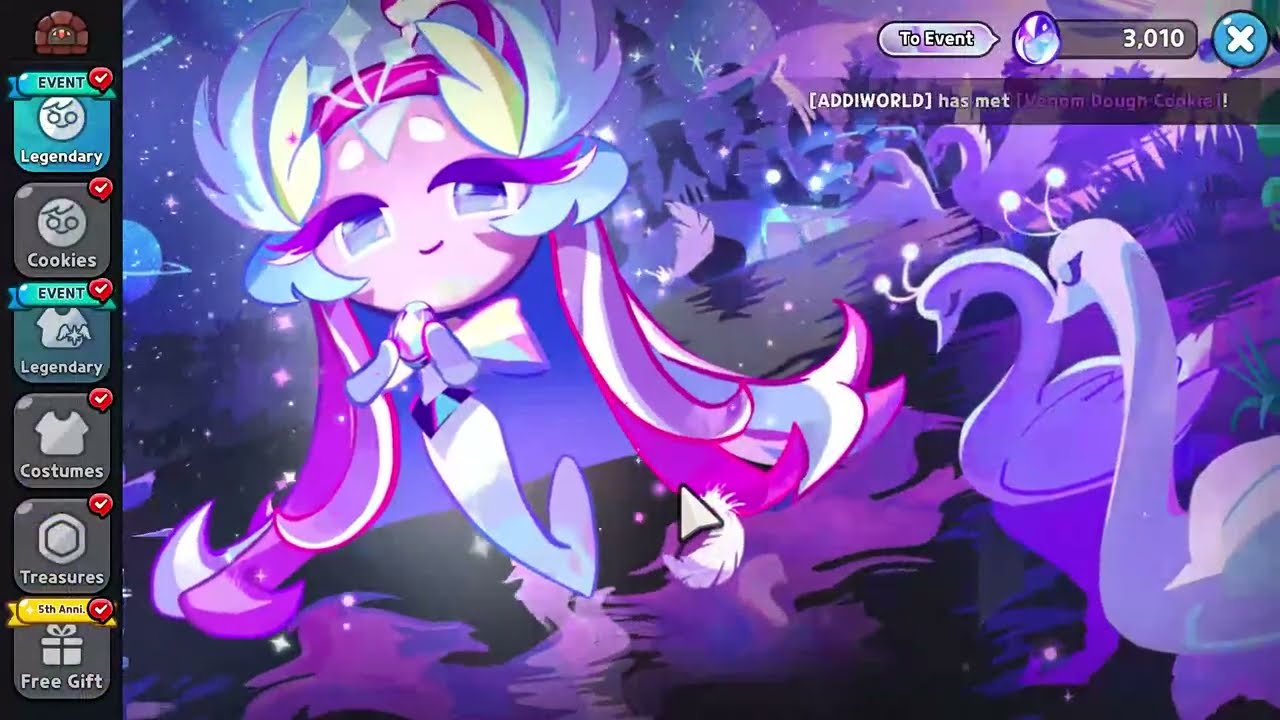 NEW LEGENDARY SUGAR SWAN PULLS!!   ( cookie run kingdom)