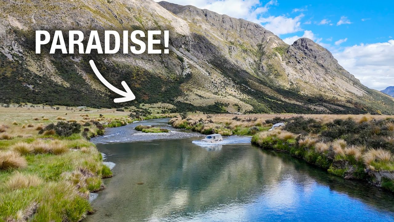 Driving Into PURE New Zealand Paradise - Crystal Rivers, Remote Huts and Epic Camping! 🏔️⛺️