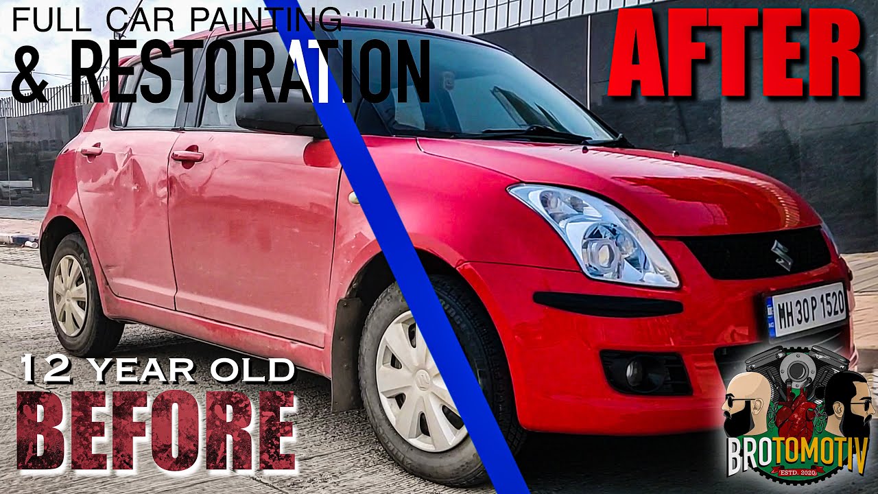 Restoring an almost ruined Maruti Suzuki Swift | Hindi | Brotomotiv