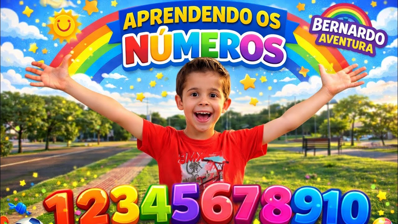 • Aprenda a Contar de 1 a 10 Brincando com o Bernardo Aventura 🌈