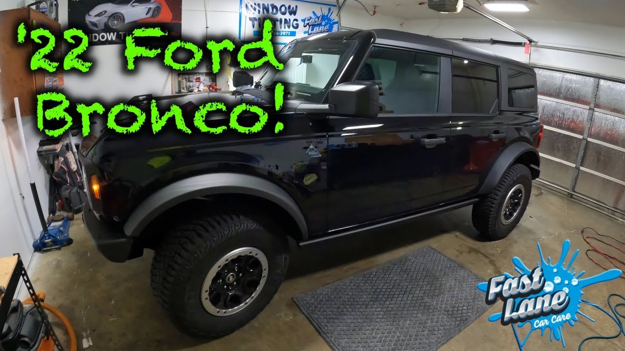 How To Tint 2022 Ford Bronco Front Windows
