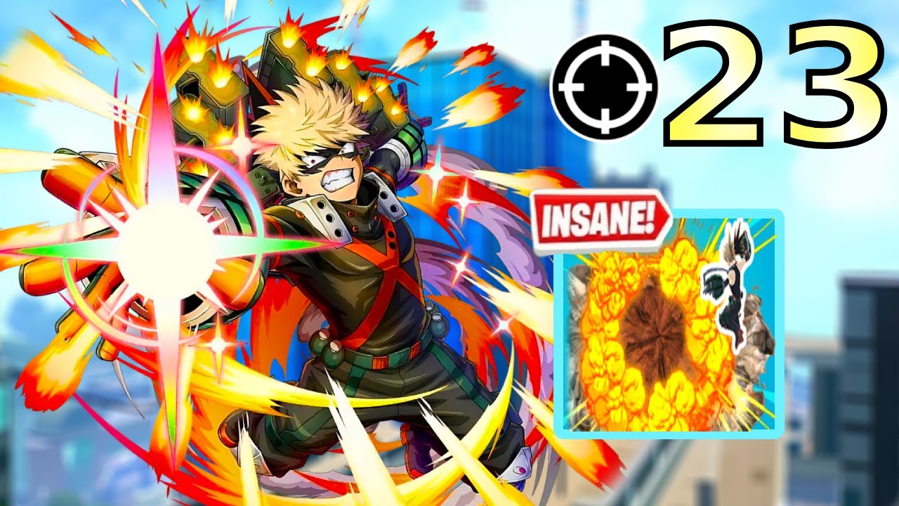 High Kill Rapid Bakugo Ranked Gameplay My Hero Ultra Rumble | MHUR