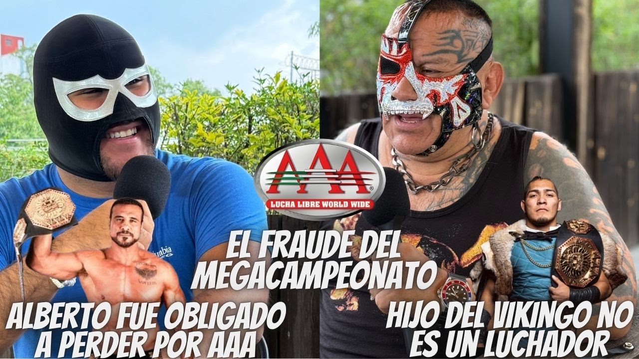 AAA HIZO FRAUDE CON EL MEGACAMPEONATO/HIJO DEL VIKINGO NO ES LUCHADOR