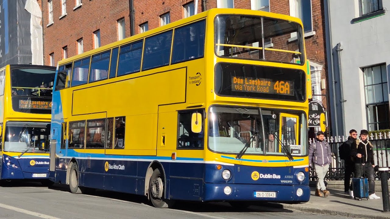 Route 46A Farewell - Dublin Bus ALX400 Volvo B7TL AX643 - 25th January 2025