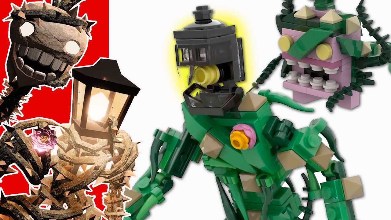 *NEW* DOORS MONSTERS Transform into LEGOS (Roblox)