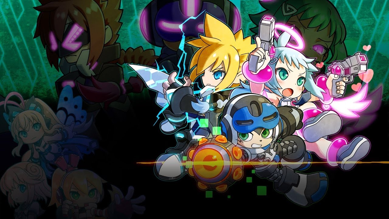 Gal Gunvolt Burst #4 / Gunvolt emplacement 1 et combo éclat 50+