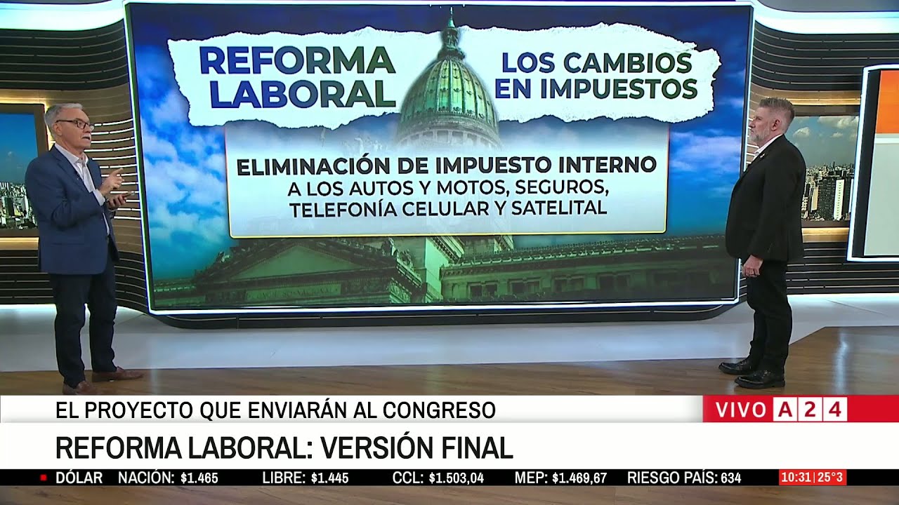 📢 REFORMA LABORAL: CLAVES DE LA REFORMA LABORAL Y CAMBIOS IMPOSITIVOS EN ARGENTINA
